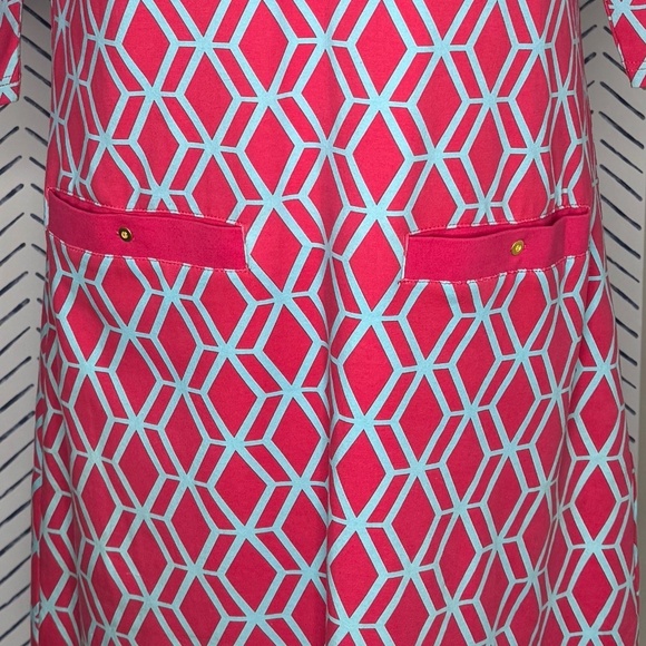 NWOT Vera Fishbaugh Geometric Shift Dress Size XL - Picture 6 of 8